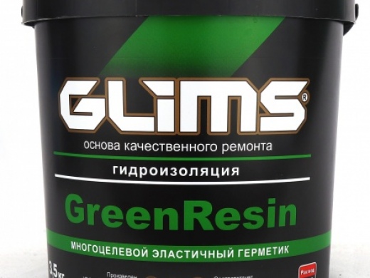 Герметик GLIMS GreenResin паста для наруж. и внут. работ 3.5 кг