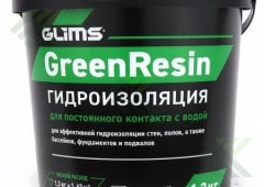 Герметик GLIMS GreenResin паста для наруж. и внут. работ 1.3 кг