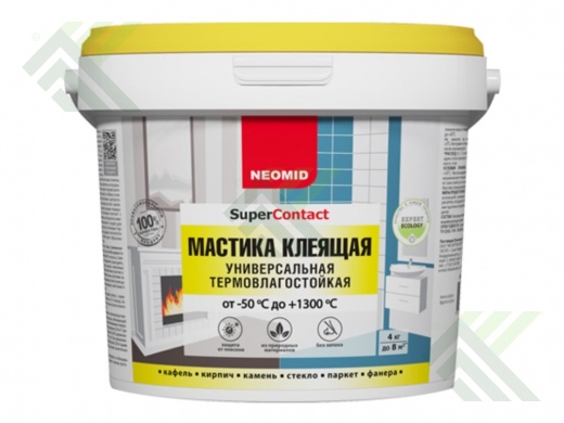 Мастика НЕОМИД клеящая термостойкая  универсальная 20кг