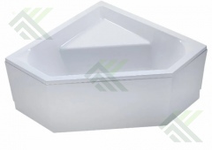 Ванна акриловая CAVALLO CORNER 140x140, сифон, каркас, экран