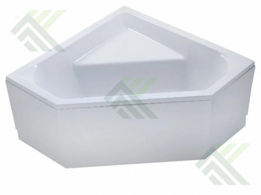 Ванна акриловая CAVALLO CORNER 140x140, сифон, каркас, экран