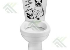 Унитаз-компакт КИРОВ декор КОТ