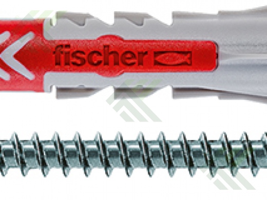 Дюбель с шурупом 5х25 S FISCHER DUOPOWER 555105 (50шт. в уп.)