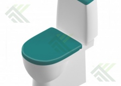 Унитаз-компакт Best color зеленый