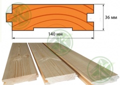 Доска пола 36х140х6000мм сорт В (шт.) Б/Н от 30-829р.