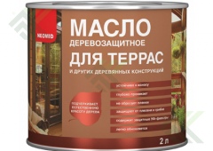 Масло деревозащитное НЕОМИД для террас 2л Бесцветное