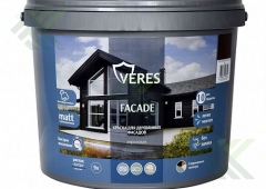 Краска  ВЕРЕС FASAD для дер. фасадов акриловая  шоколадный бархат 9л