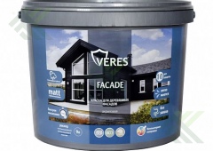 Краска  ВЕРЕС FASAD для дер. фасадов акриловая мокачино 9л
