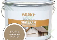 Краска HUSKY SIBERIAN акриловая бежевый 9л