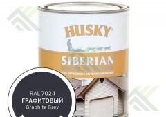 Краска HUSKY SIBERIAN акриловая графитовый 0,9л