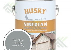 Краска HUSKY SIBERIAN акриловая серый 2,7л