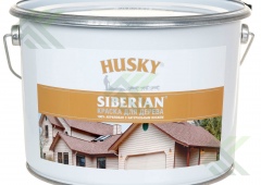 Краска HUSKY SIBERIAN акриловая белая База А 9л