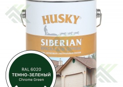 Краска HUSKY SIBERIAN акриловая темно-зеленый 0,9л