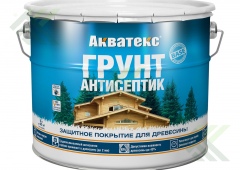 Грунт-антисептик Акватекс 9 л