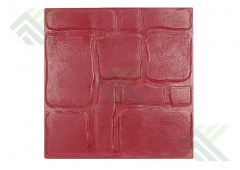 Плитка полимерпесчаная 320х320х20мм (Старый город/Вишня)