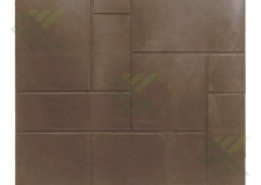 Плитка полимерпесчаная 500х500х35мм (Булыжник/Шоколад)