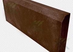 Бордюр полимерпесчаный 515х200х35мм (Шоколад)