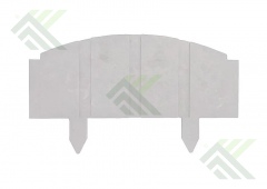 Заборчик садовый (ограждение) 500х285х14мм (Мрамор)