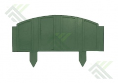 Заборчик садовый (ограждение) 500х285х14мм (Зелёный)