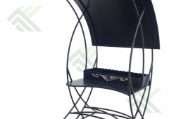 Мангал  №33 1250х1600х2170мм (с навесом)