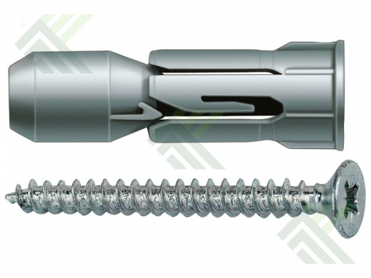 Дюбель с шурупом PD12 S FISCHER 15938 (25шт.в уп.)