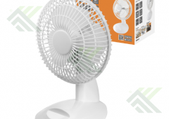 Вентилятор настольный Тайфун белый TDM