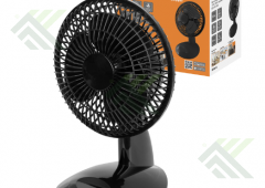 Вентилятор настольный Тайфун черный TDM