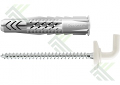 Дюбель с костылем 8х50 (белое покрытие) UX WH N FISCHER 94413 (25 шт. в уп.)