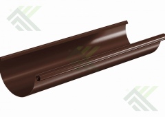 Желоб водосточный 3м/135мм ЕВРО (цвет-белый  RAL 9003)