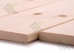 Планкен закругленный 20х90х6000 мм сорт АБ хвоя  (Б/Н от 50 шт-524р)