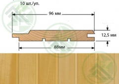 Евровагонка  2,4м (12,5х88(96)мм) 10шт./уп.   УЦЕНКА сорт А
