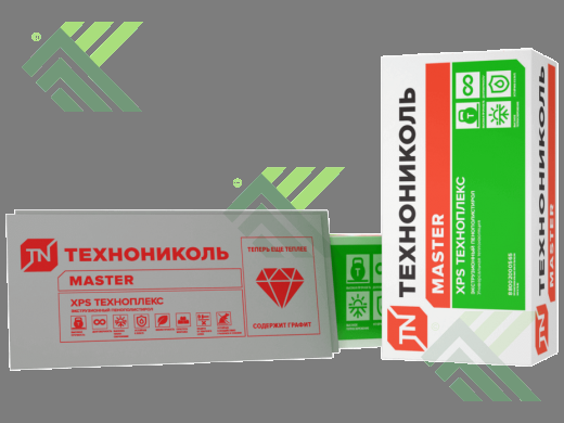 ТЕХНОПЛЕКС XPS  50мм  ФУНДАМЕНТ (8 плит 580х1180мм (L-кромка) 5,475м2/0,2737м3 (Б/Н от 10уп-2789р)