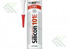 Герметик KIMTEC силик.101Е 280мл светло-серый