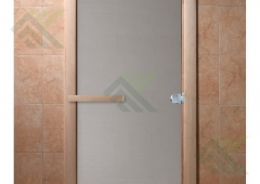 Дверной блок банный стекло САТИН ( DoorWood)