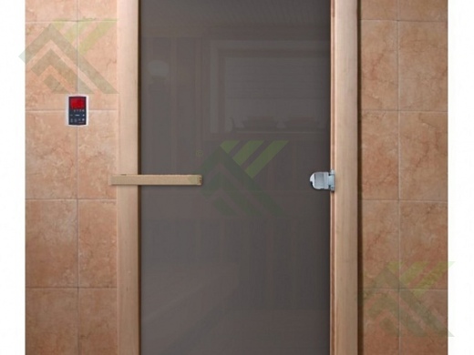 Дверной блок банный стекло ГРАФИТ ( DoorWood) 