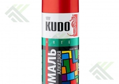 Краска KUDO аэрозоль 520мл метал. медь