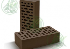 Кирпич лицевой одинарный М-150 (цвет-коричневый/терракотовый) 250х120х65мм (по Б/Н>960шт-42,90р)