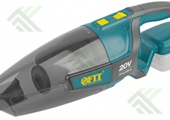 Пылесос FIT порпативный акк. 20В +акк/б Li-ion, 2.0Ah + з/у 21B, 2.4A