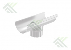 Канадка проходная д.125мм ЕВРО оцинкованная