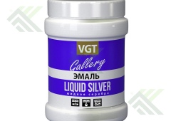Эмаль МЕТАЛЛИК 0,23кг. жидкое серебро