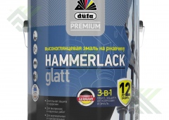 Эмаль по ржавч. ДЮФА PREMIUM HAMMERLACK глад. вишня 0,75л