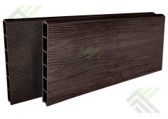 Грядочная доска ДПК 225х30х3000мм (ВЕНГЕ/ 3D NEW)