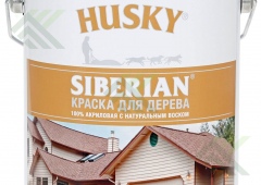 Краска HUSKY SIBERIAN акриловая белая База А 2,7л