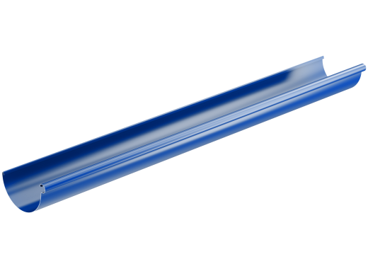 Желоб водосточный 2м/125мм (цвет-синий RAL 5005)