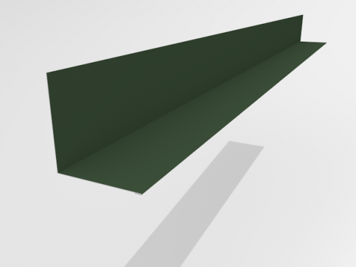 Уголковый профиль 2м (цвет-зеленый 6005)