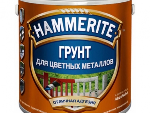 Грунт HAMMERITE по металлу красный 2,5л УЦЕНКА